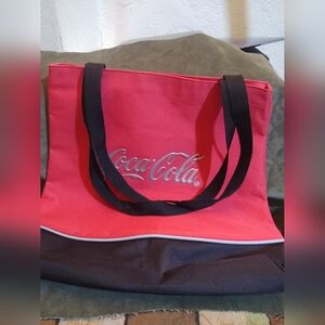 Coca-Cola Red and Black Tote Bag